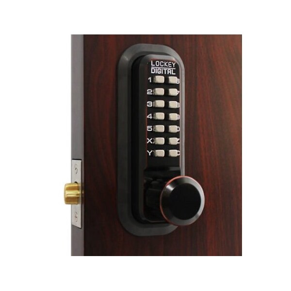 Mechanical Keyless Lock W/ Passage Double Combination Oil Rubbed Bronze